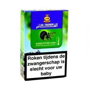 Waterpijp tabak blauwe bessen/mint