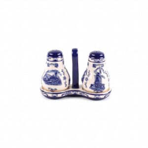 Delftsblauw embossed peper en zout Holland