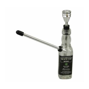 Waterpipe Bottle black cat 16 cm