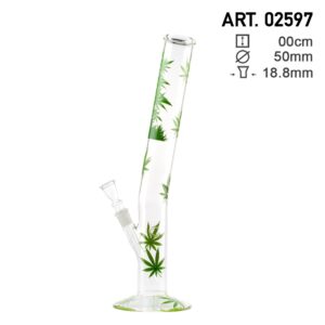 Leaf | Leaf Jhari Hangover Glass Bong- Ø:50mm- H:45cm- Socket:18.8mm
