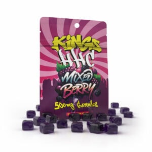 Kings 500mg HHC Gummies – Mix Berry – 20 Gummies – 25mg per stuk