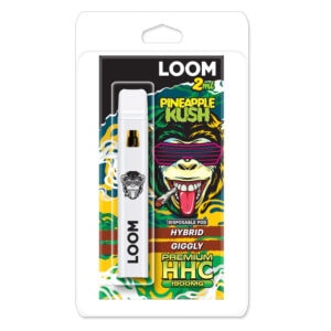 Loom Premium HHC Vape - Pineapple Kush (Hybrid Giggle) 2 ml 600 puffs