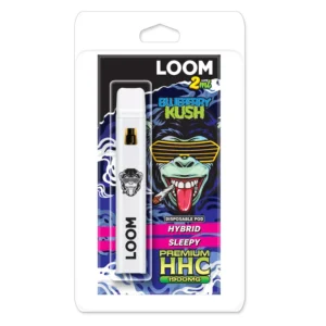 Loom Premium HHC - Blueberry Kush (Hybrid Sleepy) - 2 ml 600 puffs