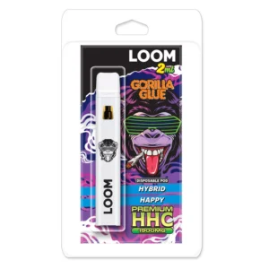 Loom  Premium HHC Vape - Gorilla Glue (Hybrid Happy) 2 ml 600 puffs