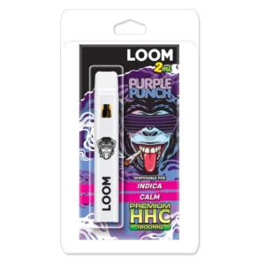 Loom Premium HHC Vape - Purple Punch ( Indica Calm) 2 ml 600 puffs