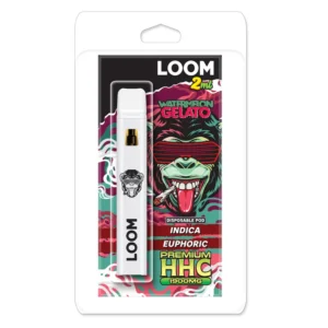 Loom Premium HHC Vape - Watermelon Gelato (Indica Euphoric) 2 ml 600 puffs