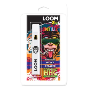 Loom Premium HHC Vape - Zkittels (Indica) - 2 ml 600 puffs